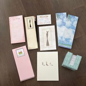 Decorative Notepads, Memo Pad Set, Magnetic Lists Grocery To Do Book Paper Stack